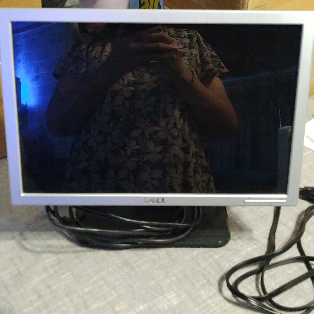 Computer monitor and hook up cords
